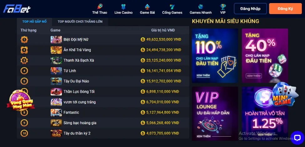 Đa dạng trò chơi cá cược trong ứng dụng 8kbrt